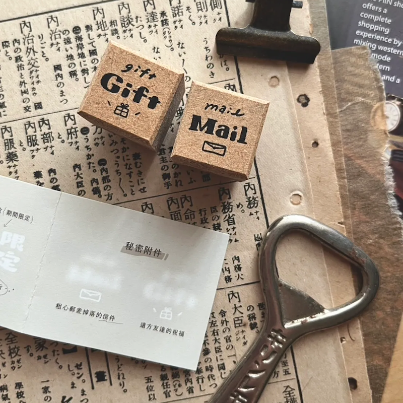 Breezy Studio x Traveling on Paper Stamp－Word of Travel Series
