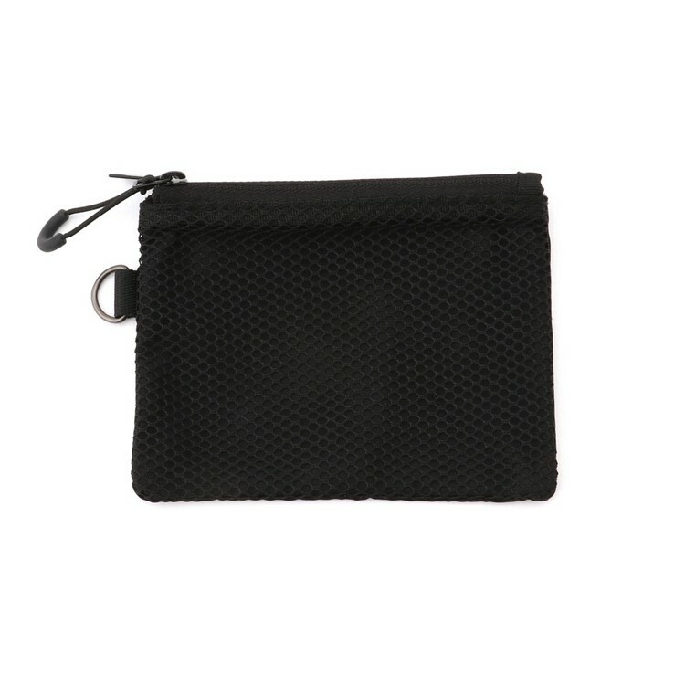 無印良品 MUJI 聚酯纖維雙拉鍊袋/S.黑