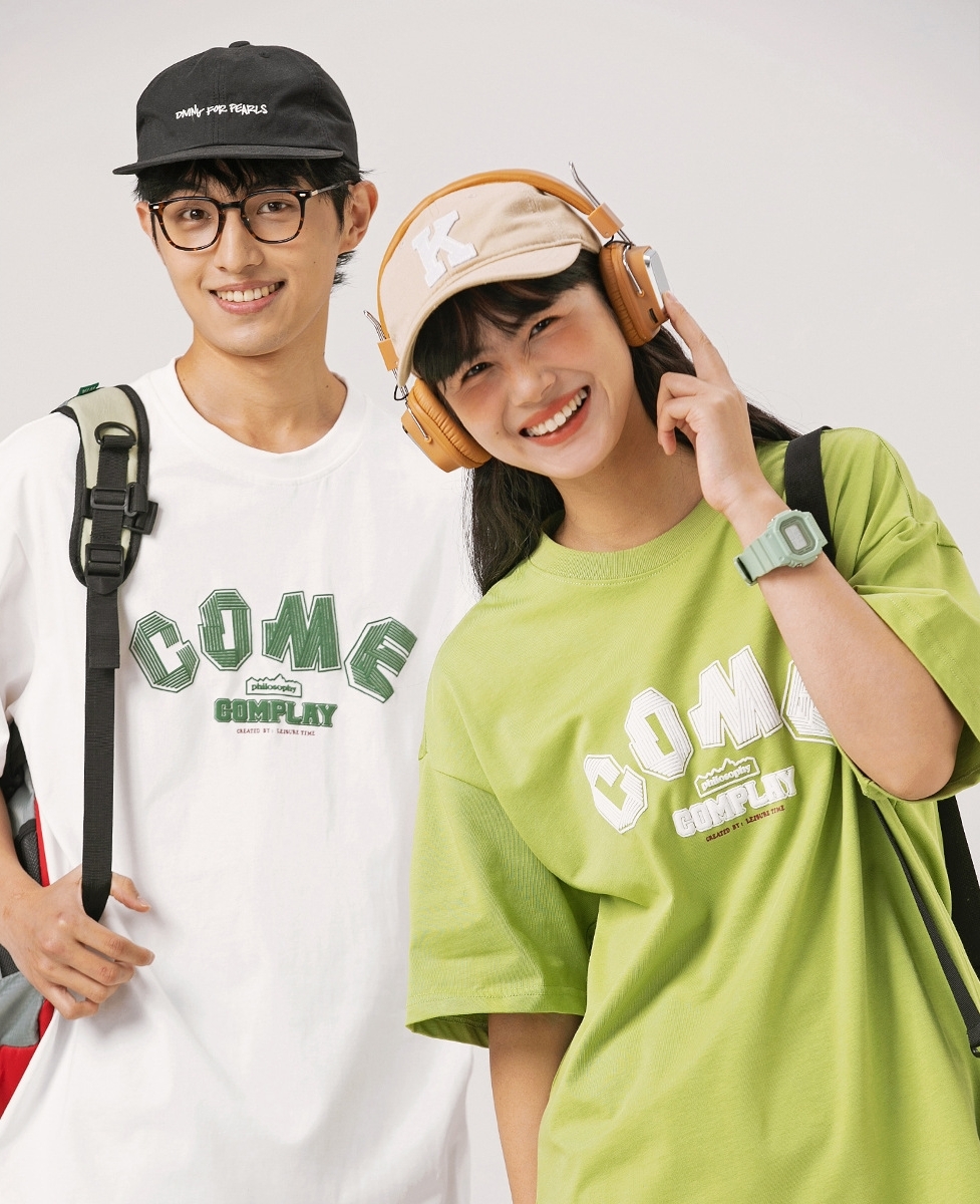 9M06 美式字母印花短袖棉TEE 三色