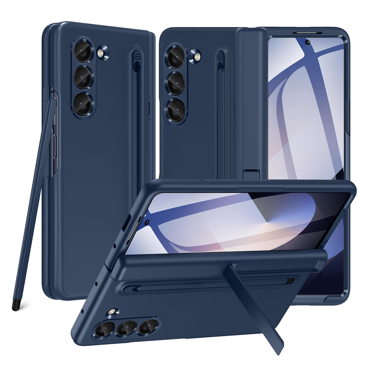 【Fold 7 部分現貨】XPRO - Slim Stand Tray - Samsung Fold 7 S pen Case 貼身防撞筆槽支架鉸鏈蓋手機保護殼【附送代用筆】