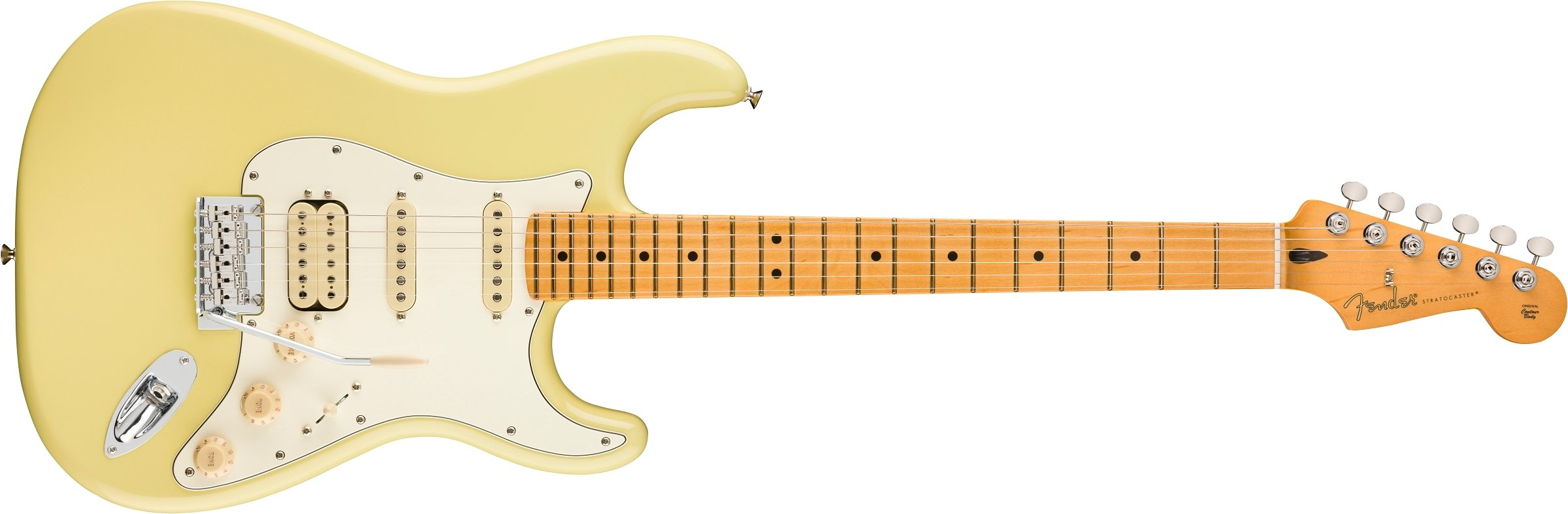 Fender Fender Mexico 電吉他 Player II Stratocaster HSS MN 楓木指板 Hialeah Yellow 鵝黃色 — 三峽吉他 / Bass｜YA! 玩音樂