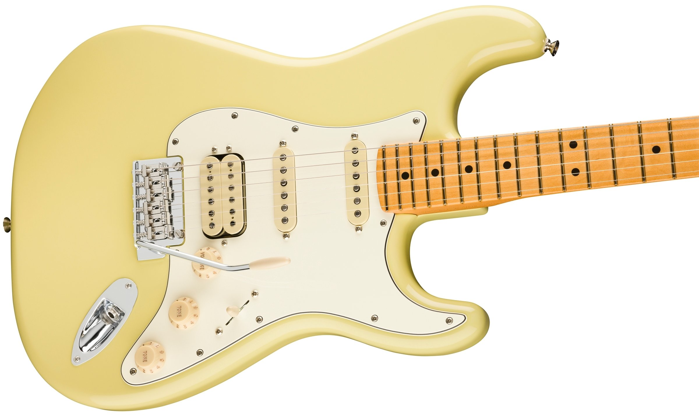 Fender Fender Mexico 電吉他 Player II Stratocaster HSS MN 楓木指板 Hialeah Yellow 鵝黃色 第 2 張圖片｜三峽吉他 / Bass