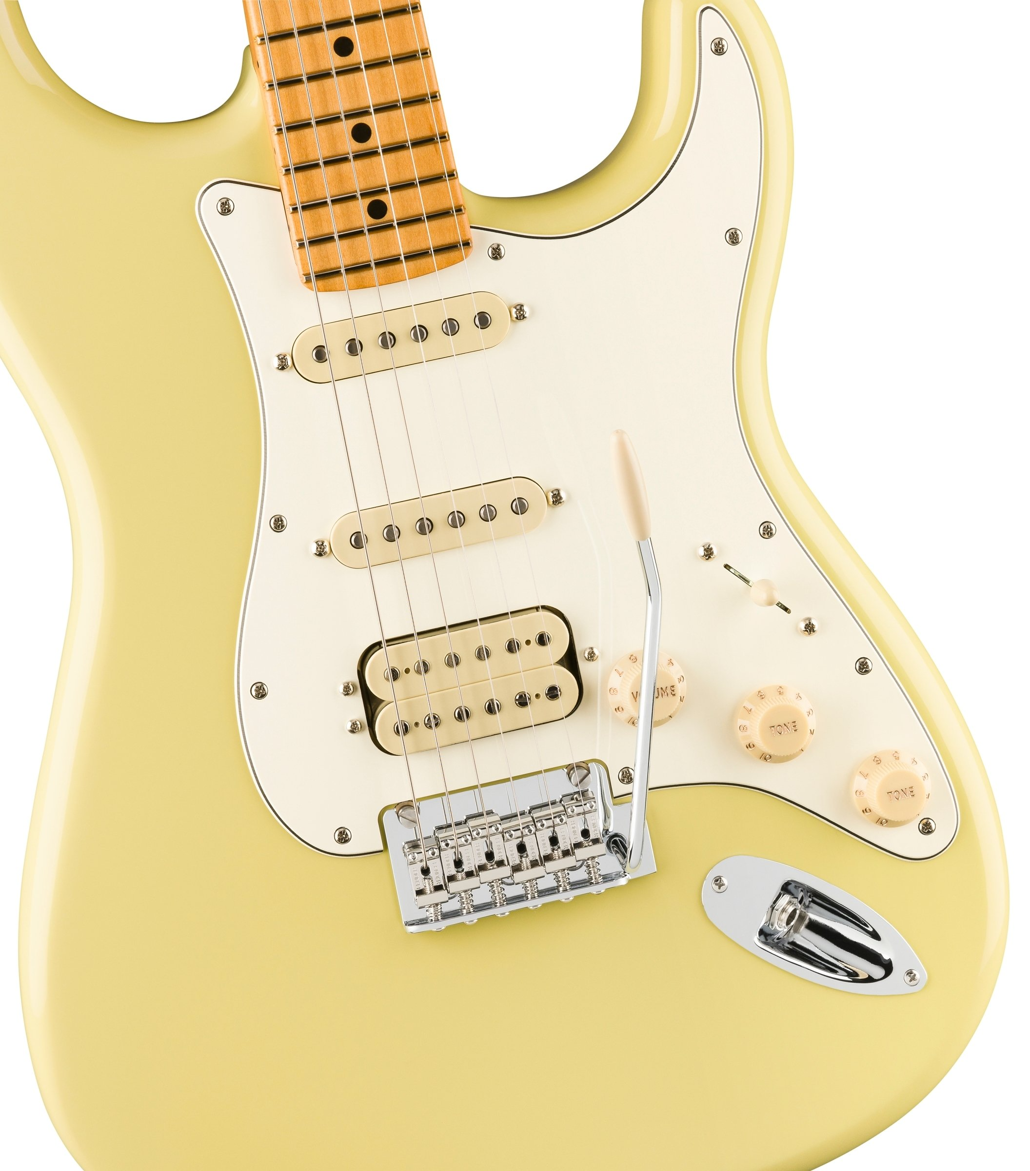 Fender Fender Mexico 電吉他 Player II Stratocaster HSS MN 楓木指板 Hialeah Yellow 鵝黃色 第 3 張圖片｜三峽吉他 / Bass