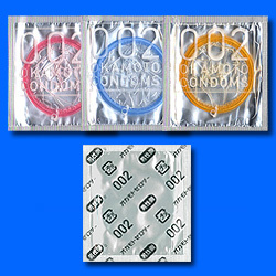 岡本Okamoto 薄度均一 0.02 3-色系 (日本版) 6 片裝 PU 安全套
