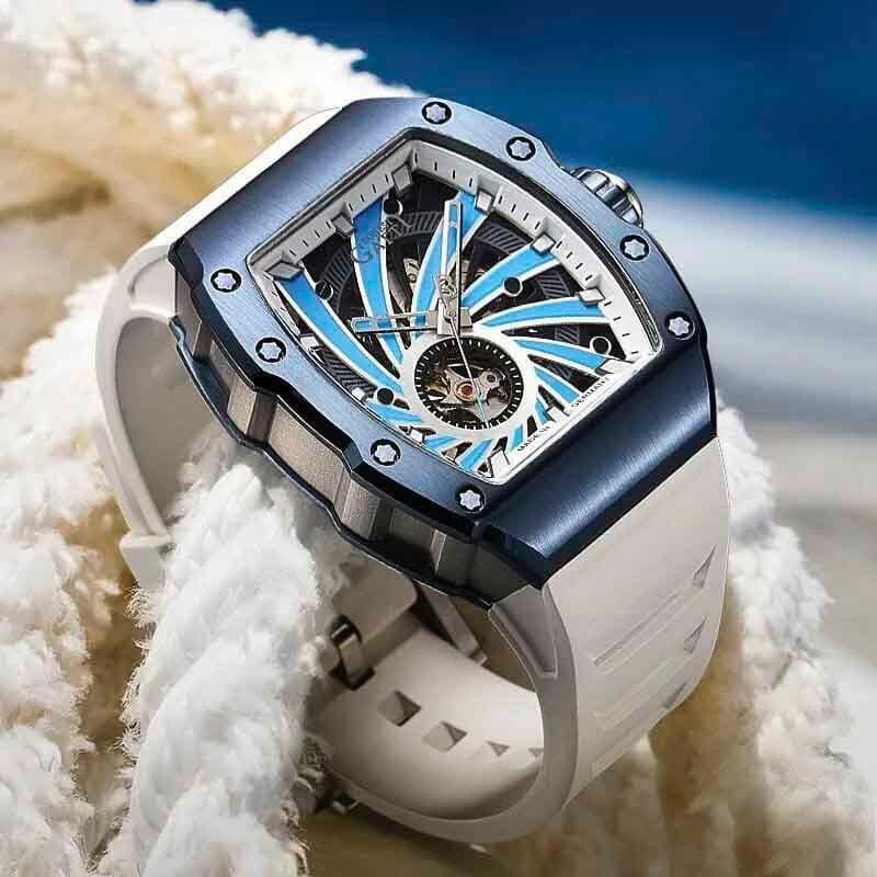 (預購)【Bonest Gatti】Ghost Speed 風暴魅影系列 BG9902 超跑奔馳 酒桶形鏤空 星辰 機械錶 夜光 藍寶石