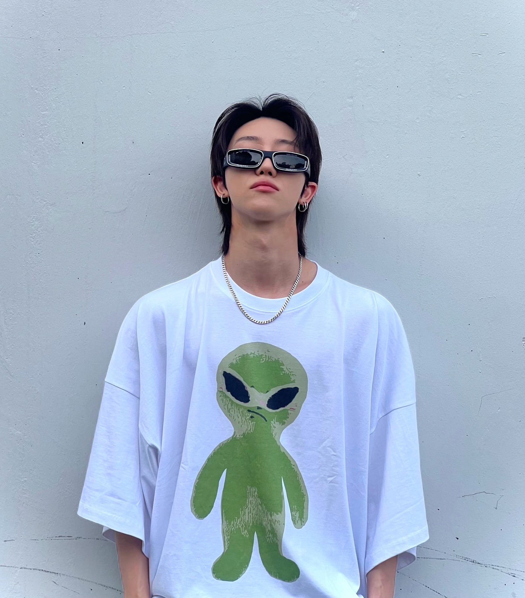 HOODHOOD ♥ Alien Stamp Overfit Short Sleeve T-shirt MUSINSA | HOODHOOD Alien Stamp Overfit Short Sleeve T-shirt Navy