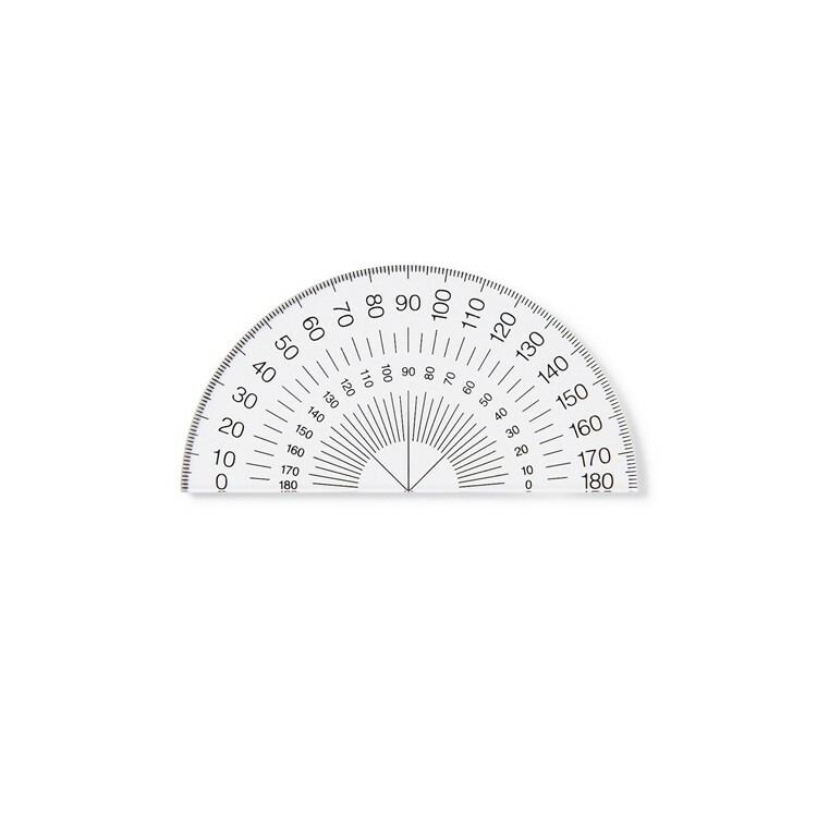 無印良品 MUJI 壓克力量角器