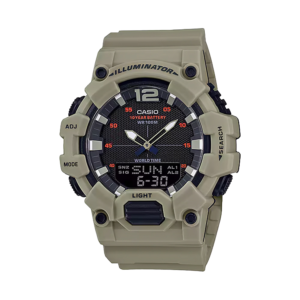 【CASIO】HDC-700 10年電池 LED燈 多功能 鬧鈴 碼錶 自動日曆 電話簿 電子錶-