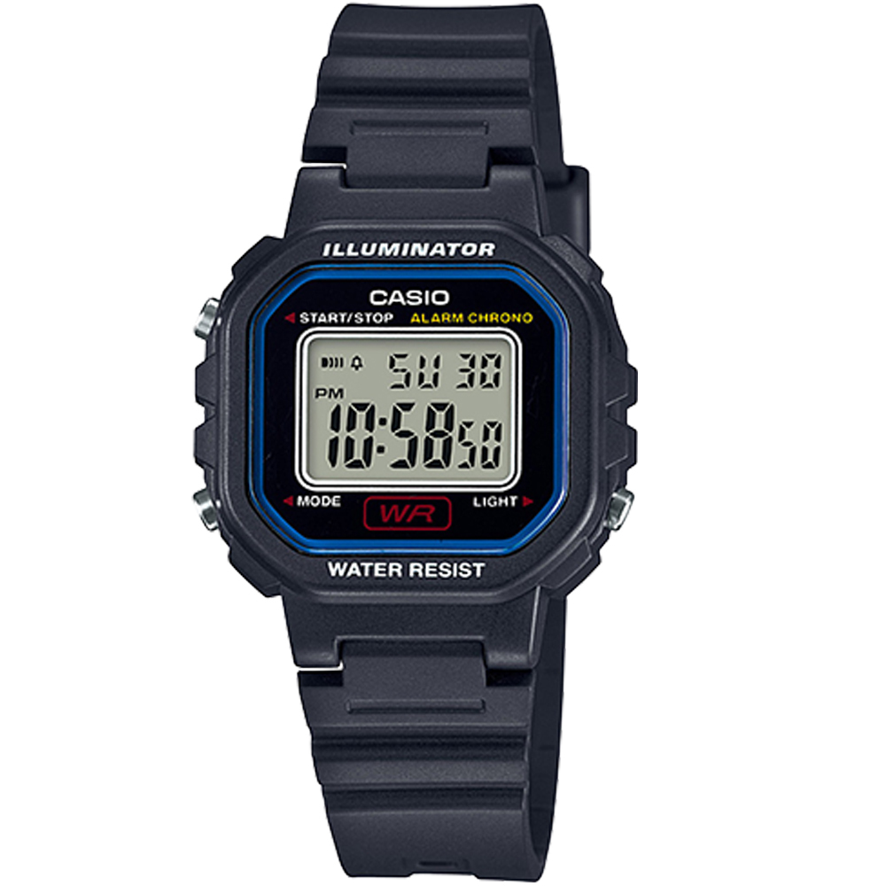 【CASIO】LA-20WH 5年電池 LED燈 多功能 鬧鈴 碼錶 電子錶-