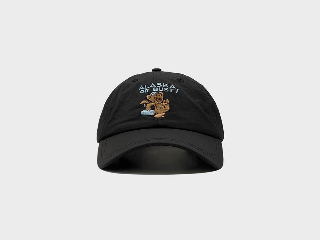 輕薄速乾刺繡小熊帽