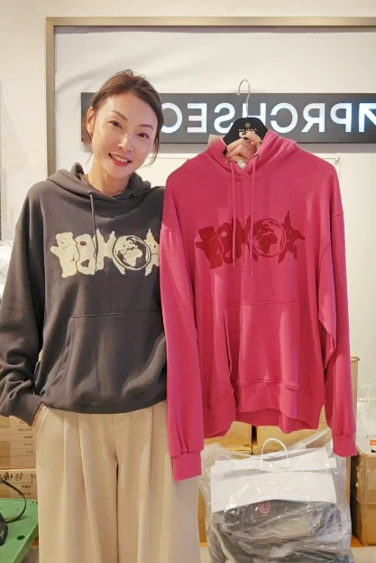 韓國代購 AMBLER 24年新款連帽衛衣(不加絨)AHP1104