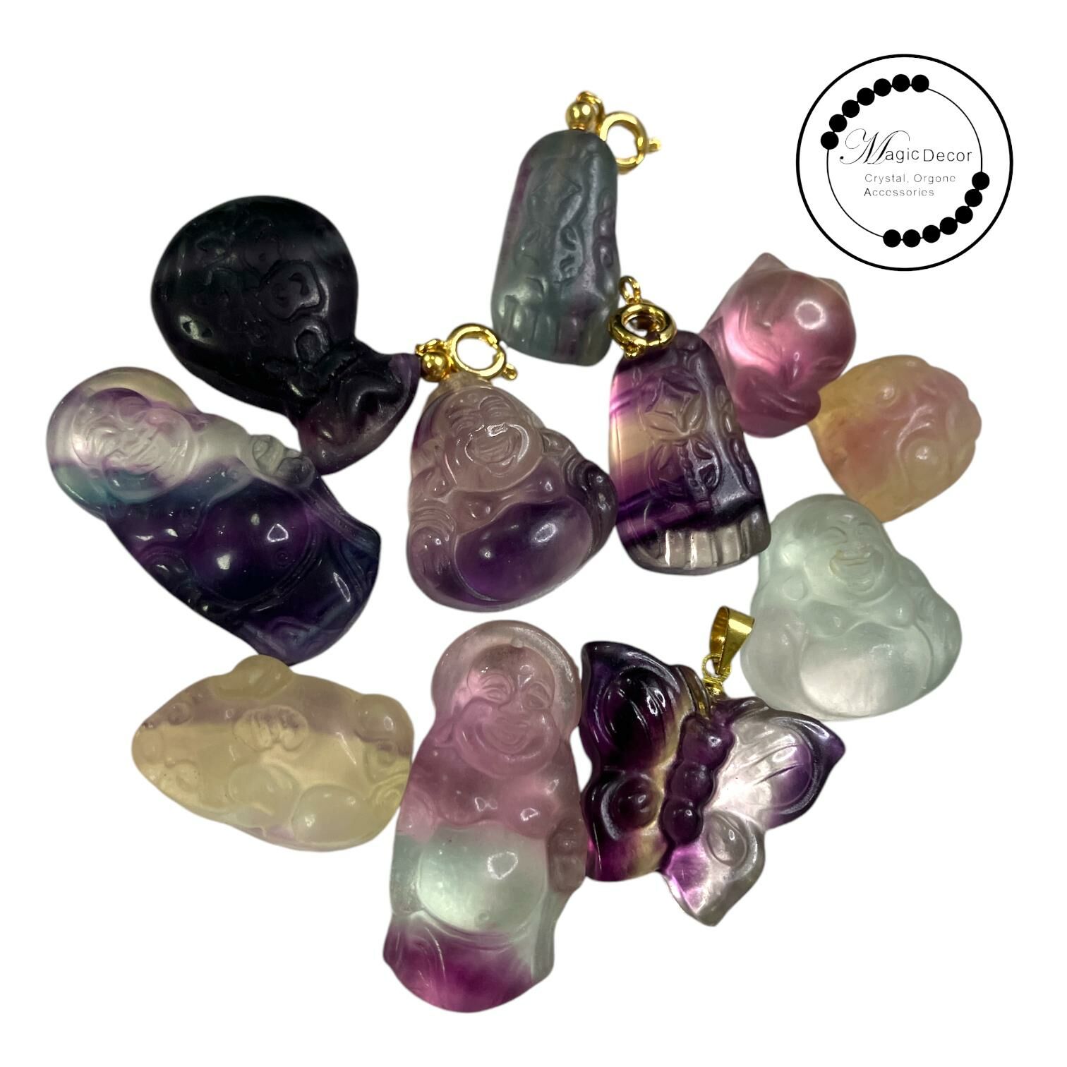 250816 - C1 隨機形狀雜款螢石小件1粒（不退不換）