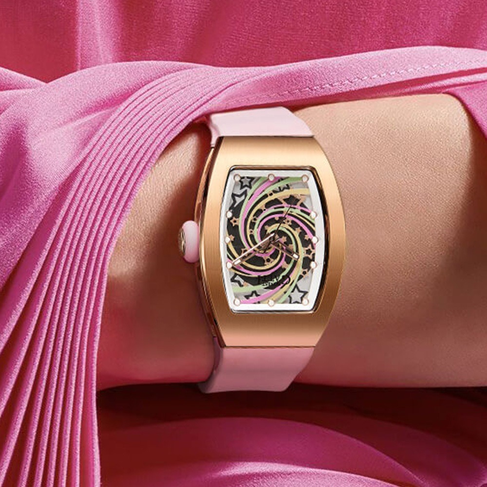 【Bonest Gatti】魅時系列 酒桶錶 女錶 髮絲金框 德國機械錶 德國手錶 BG9901