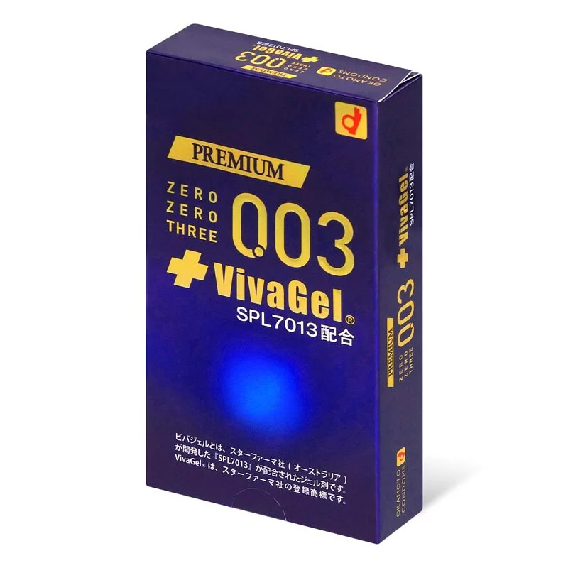 岡本 Premium 0.03 VivaGel 10 片裝 乳膠安全套