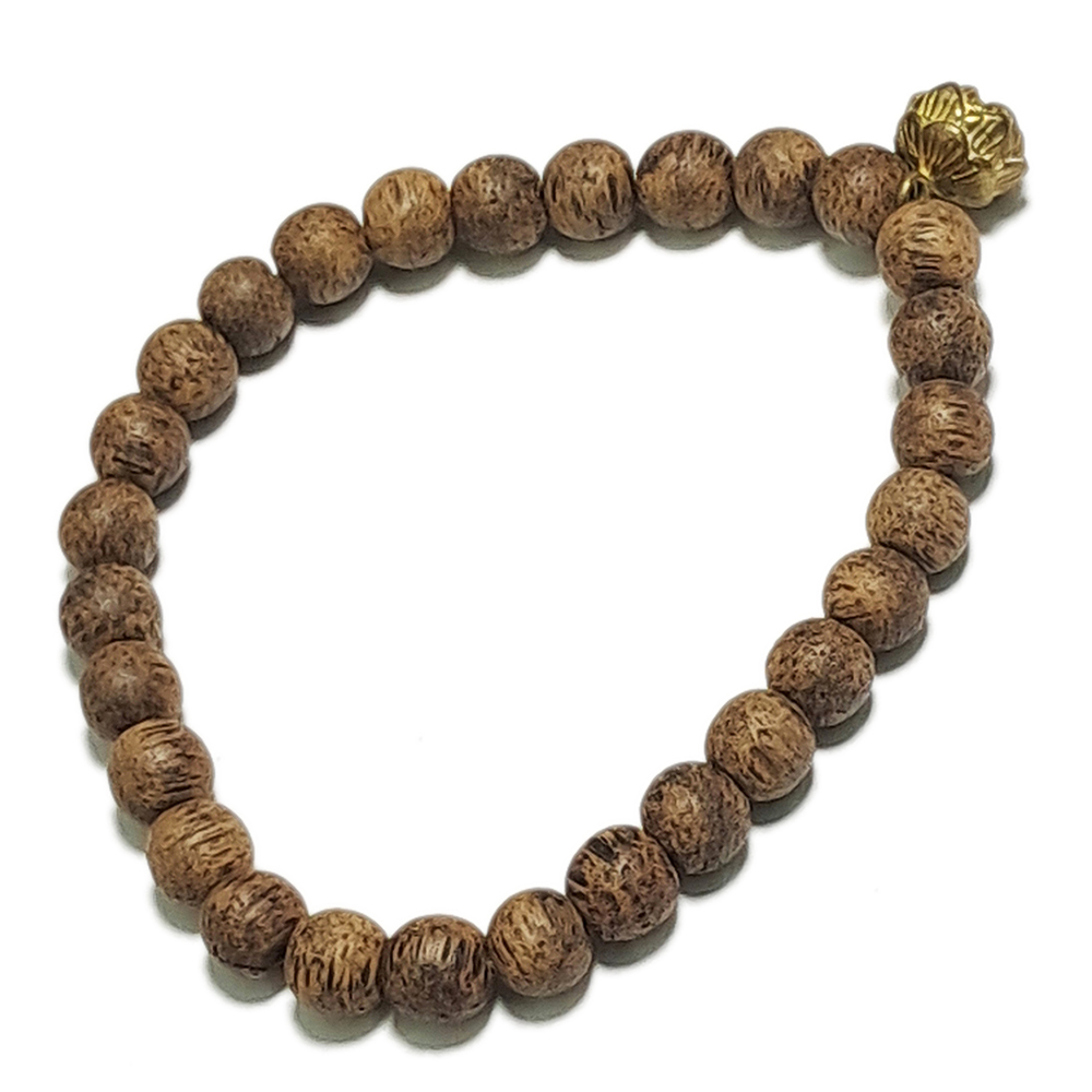 蓮花+伊利安沉香木手珠7mm【十方】150379