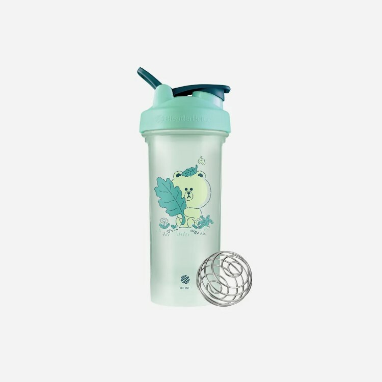 【LINE FRIENDS】BlenderBottle®Classic V2｜28oz 搖搖杯｜綠意熊大
