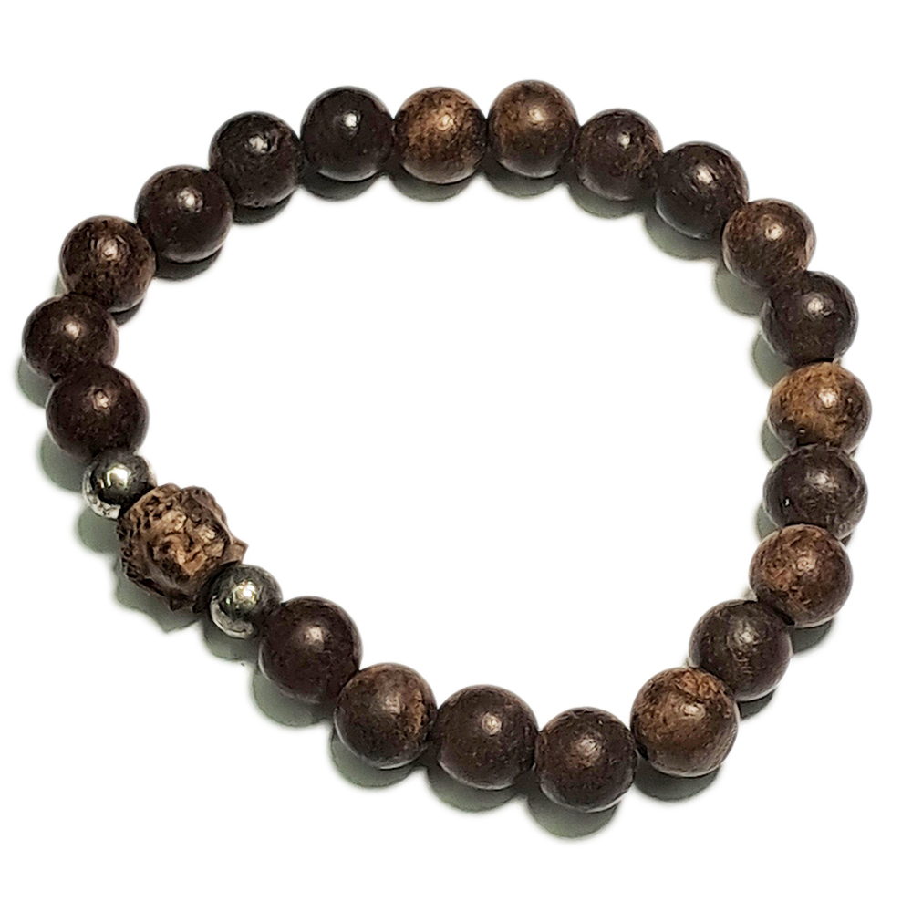 佛首+越南沉香木手珠8mm【十方】141278