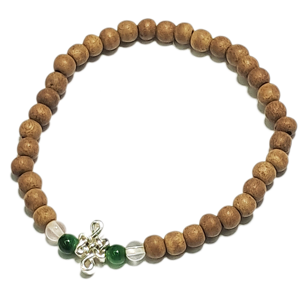 吉祥結+沉香木手珠 4 mm【十方】146579