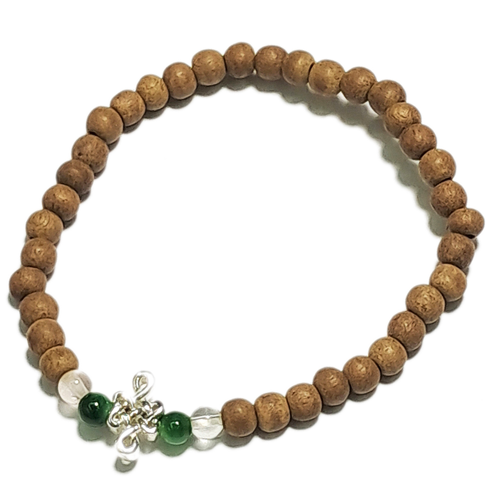 吉祥結+沉香木手珠 4 mm【十方】146579