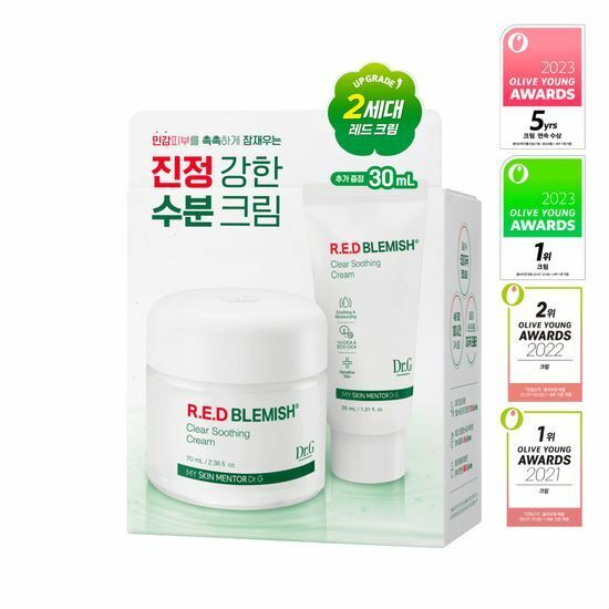 Dr.G Red Blemish Clear Soothing Cream 70ml [Olive Young Planning Set]