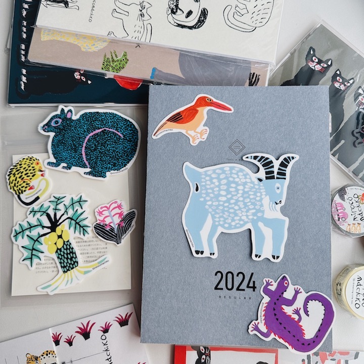 mirocomachiko_鹿兒島 7入防水貼紙包｜日本Greeting Life