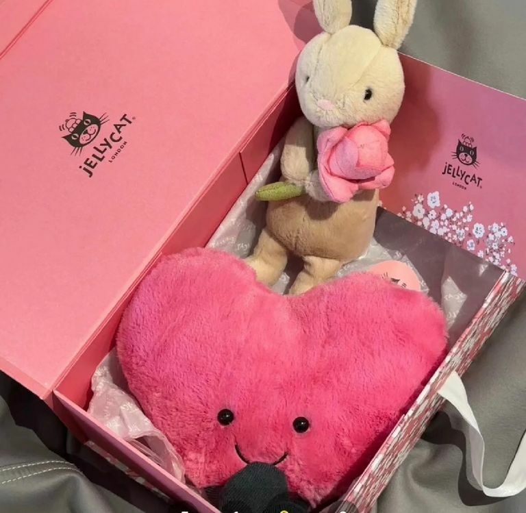 Jellycat 邦尼兔 毛絨公仔 情人節限定禮盒