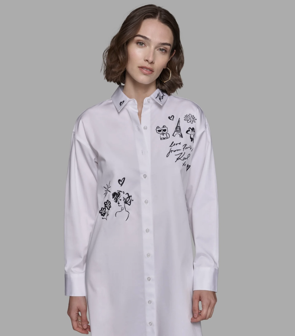 【預購】KARL LAGERFELD PARIS G090803 連身裇衫裙