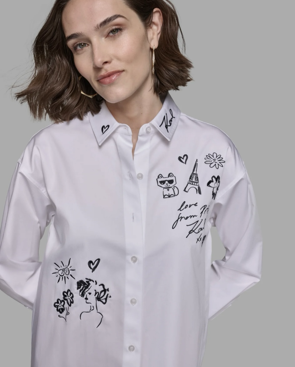 【預購】KARL LAGERFELD PARIS G090803 連身裇衫裙