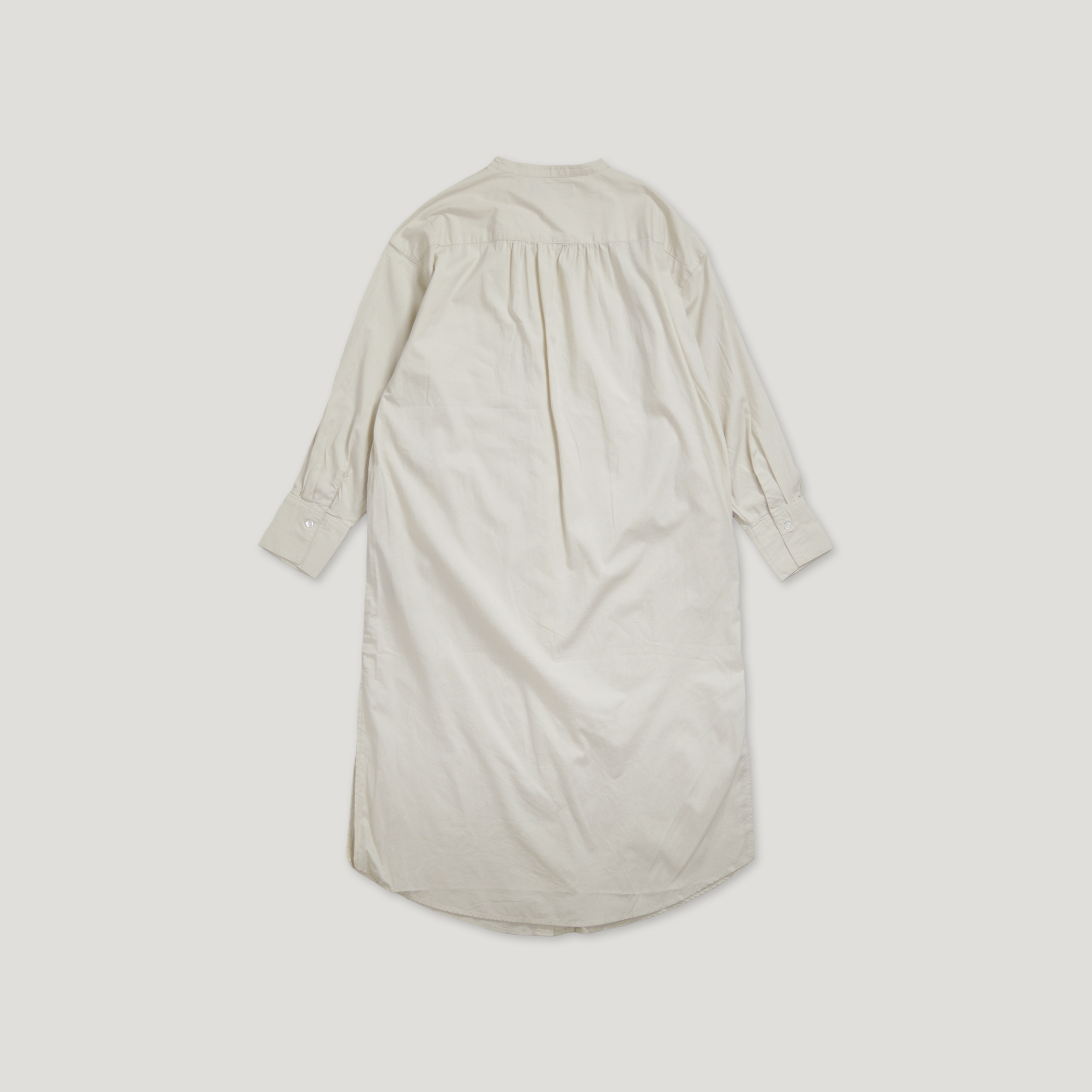 J.P.L. 立領水洗棉廓形長襯衫 ╭ 2色 ╮