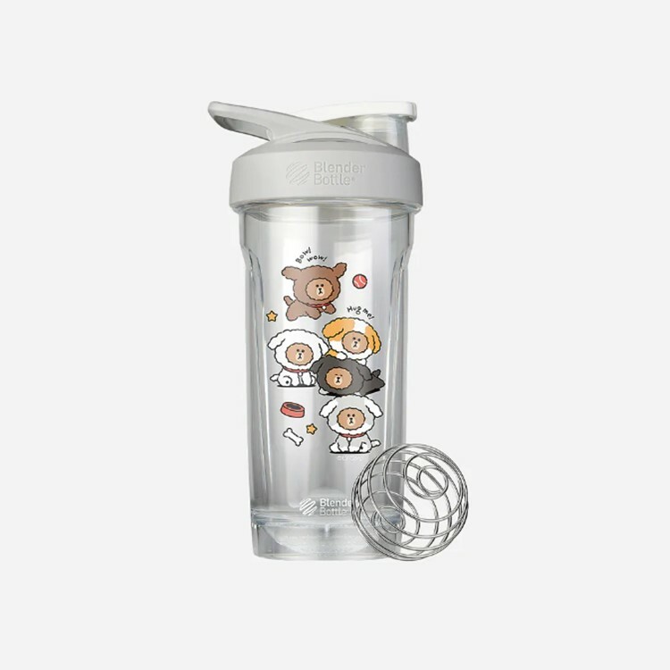 【LINE FRIENDS】Blenderbottle®Strada Tritan｜28oz 搖搖杯｜Puppy熊大