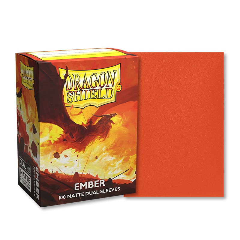 Dragon Shield 100 Dual Matte Ember