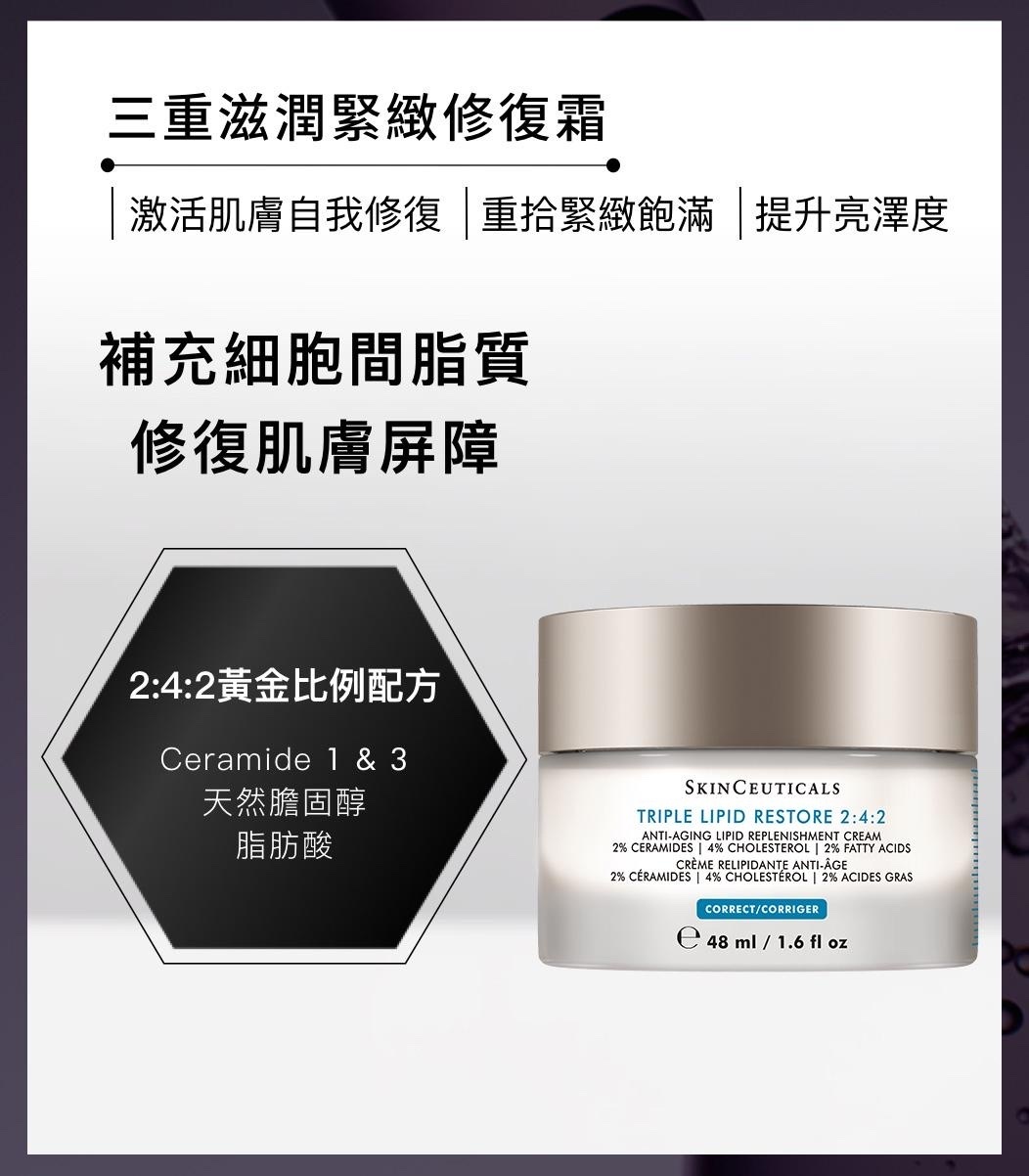 SkinCeuticals Triple Lipid Restore  三重滋潤緊緻修復霜 4ml/48ml