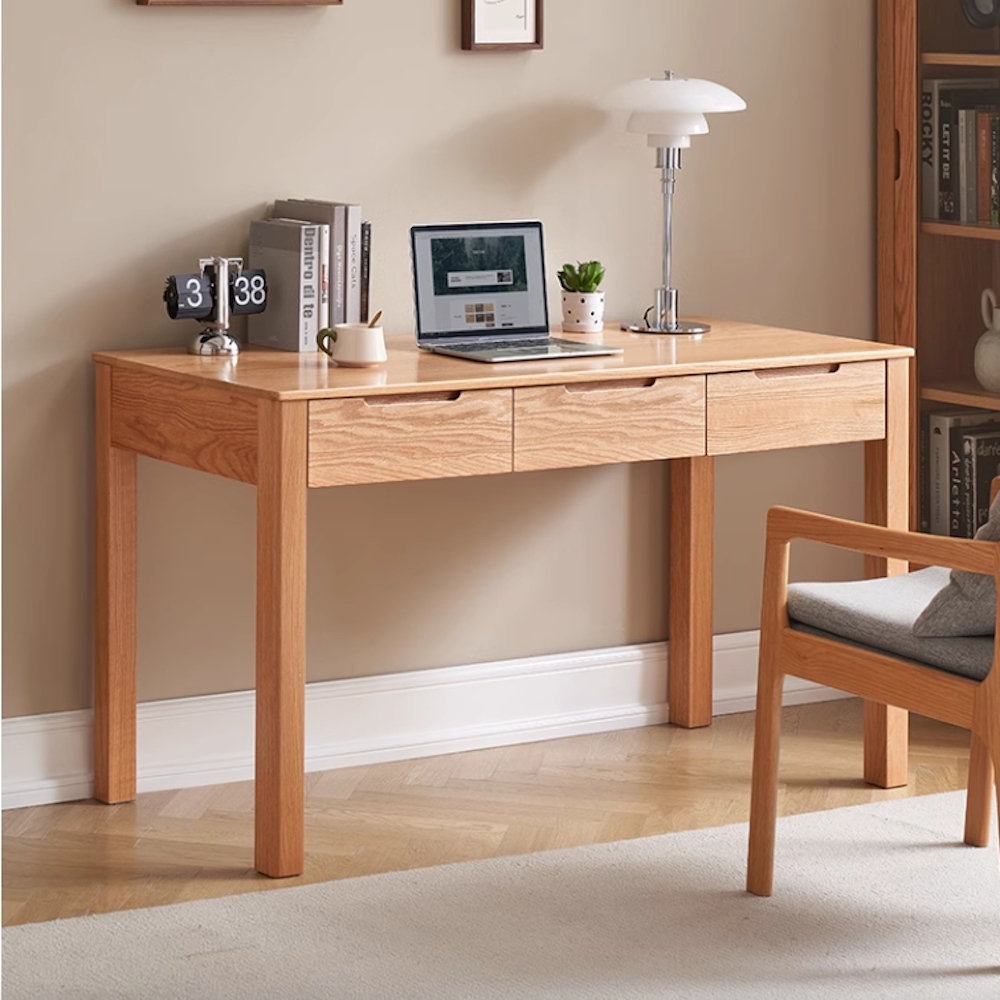 挪威實木書桌A款NW-A4161