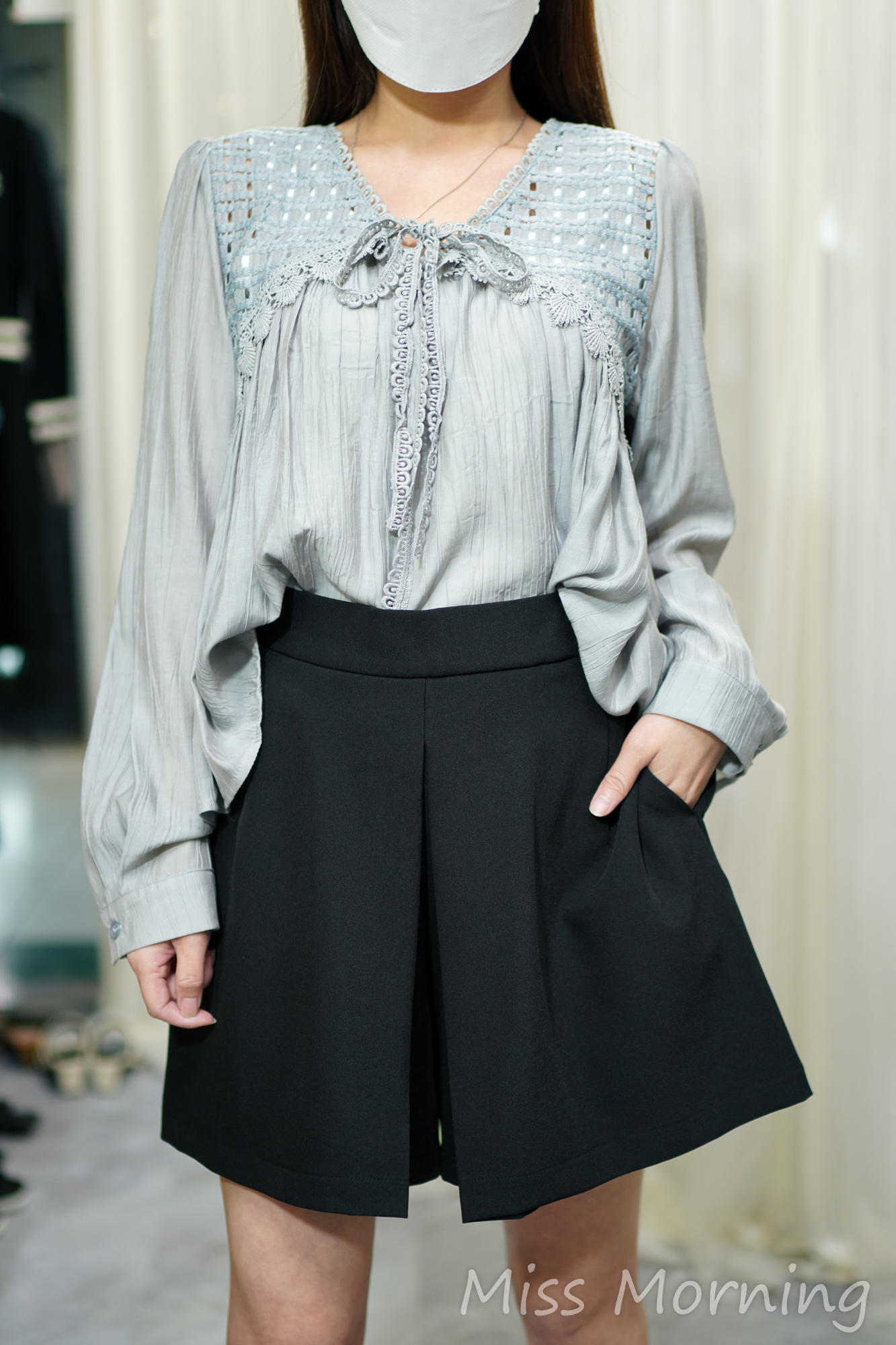 通花邊小娃款上衣(14120)