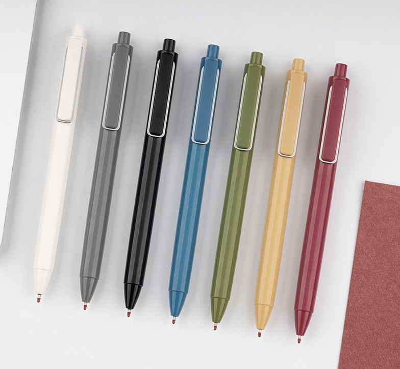 【客製】莫蘭迪色按壓中性筆