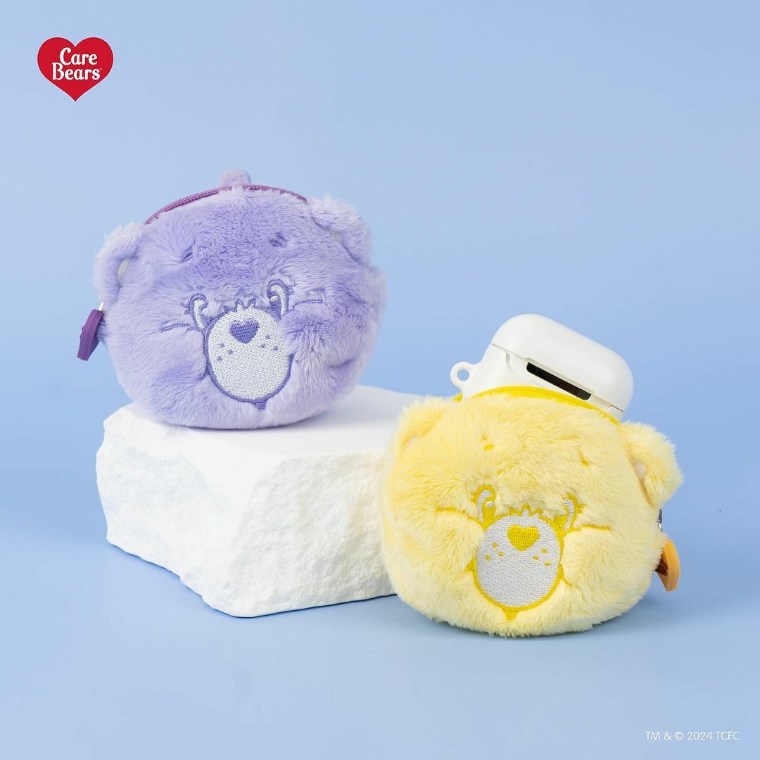🇹🇭 CARE BEARS 彩虹熊 AirPods 耳機包 小包 零錢包 吊飾 鑰匙圈 / 預購