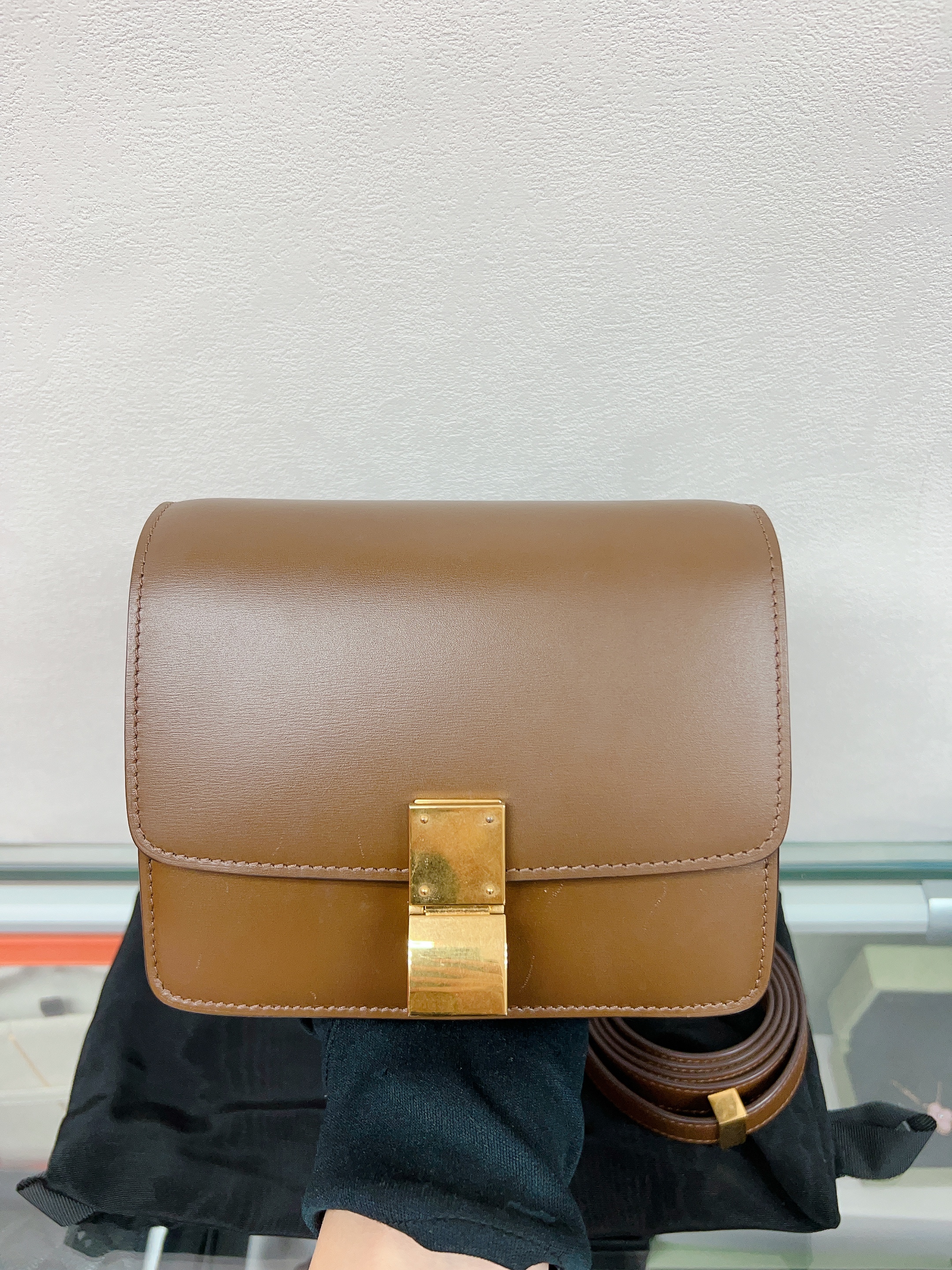 Celine classic box small (brown)