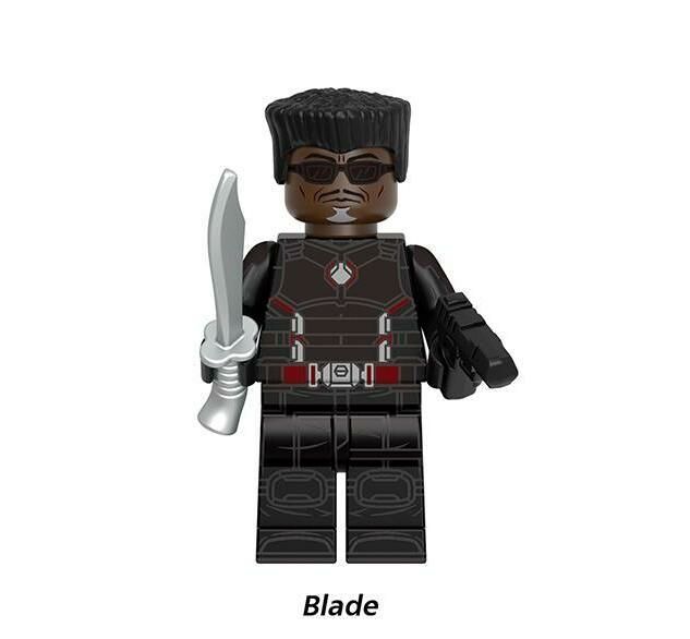 Blade Deadpool Wolverine Marvel Minifigs GH0592