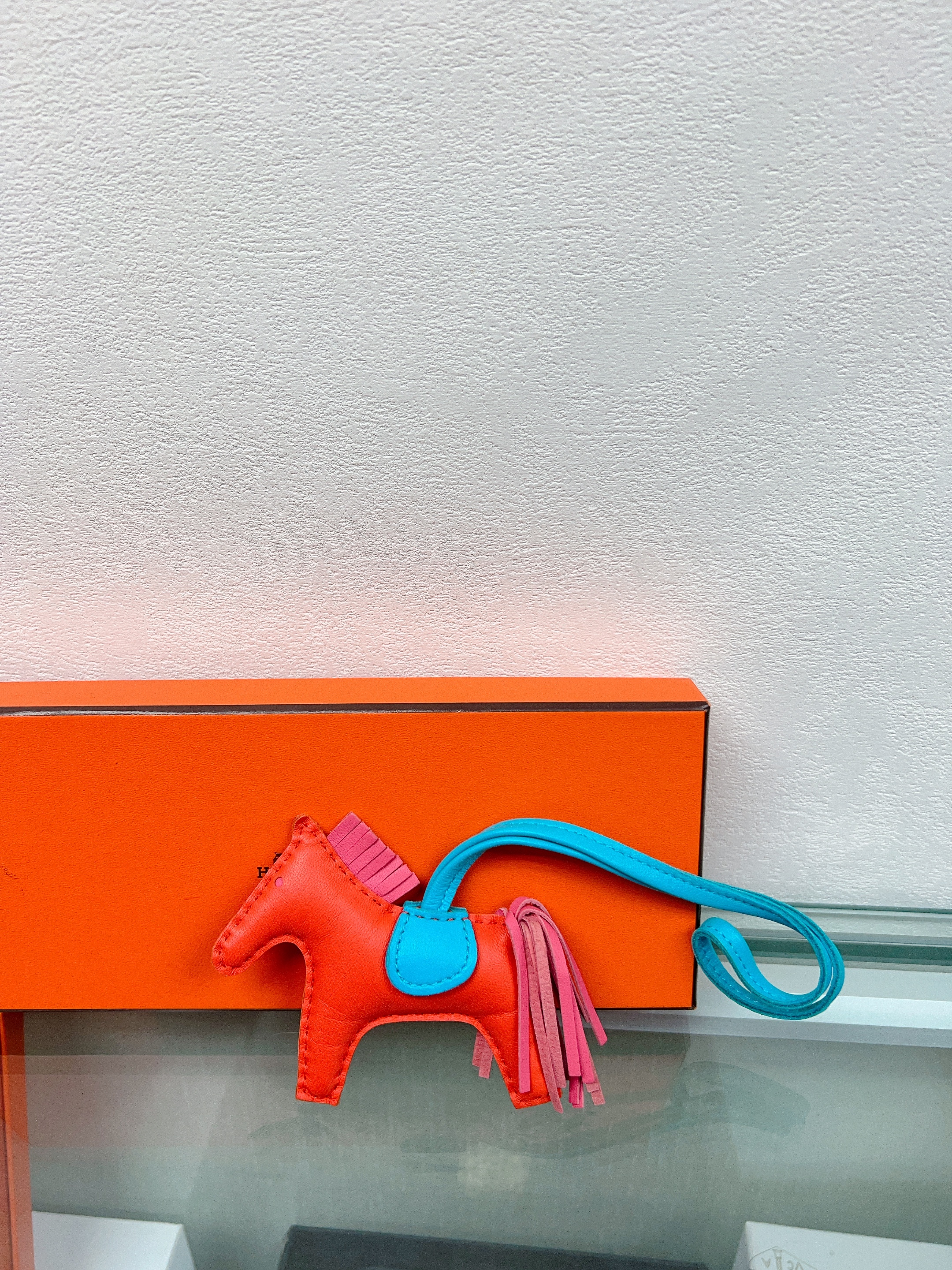 Hermes rodeo pm (orange/blue)