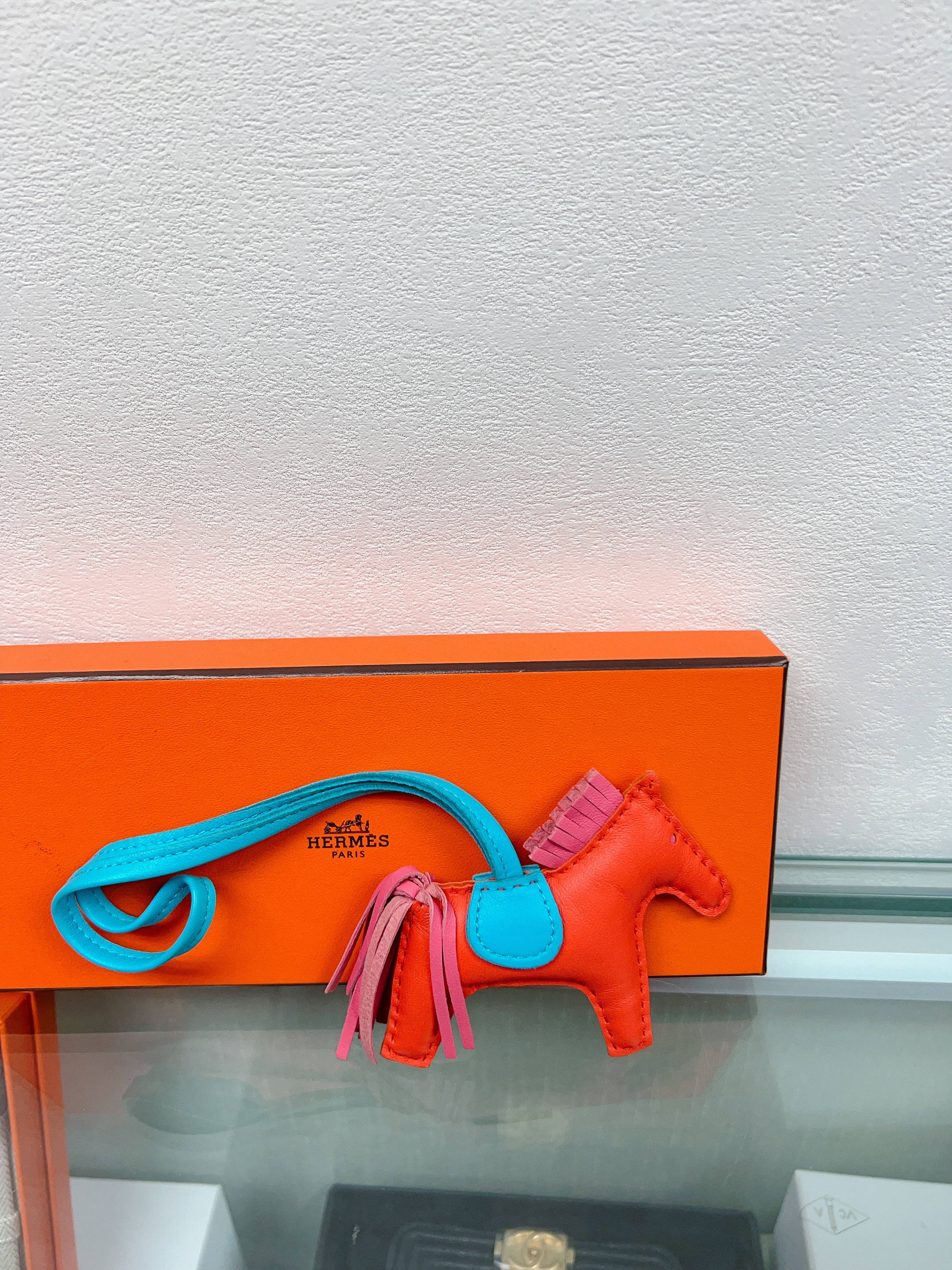 Hermes rodeo pm (orange/blue)