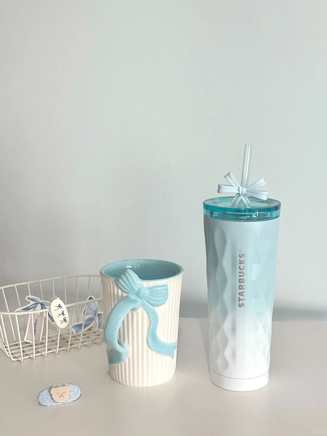 STARBUCKS 星巴克 冰藍芭蕾系列 蝴蝶結 馬克杯 吸管杯 隨行杯 水杯 / 預購