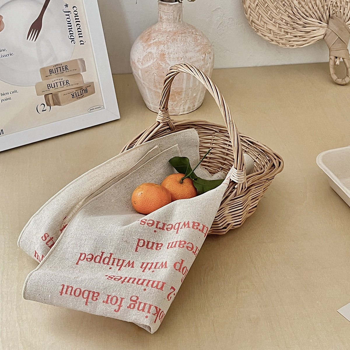 《4743》法式文藝風軟裝復古餐巾