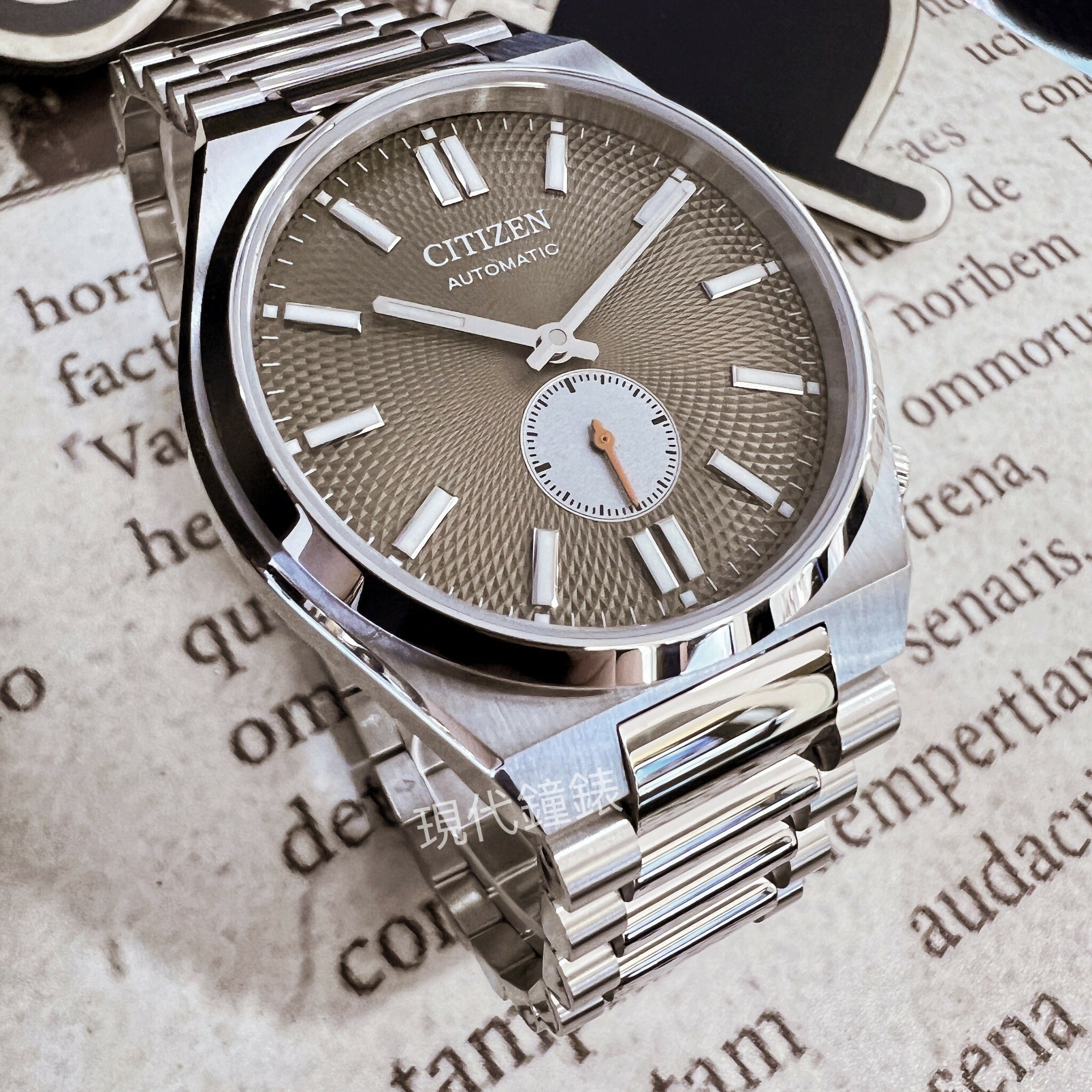 【CITIZEN星辰】Mechanical小秒針機械腕錶NK5010-51X 40mm 現代鐘錶