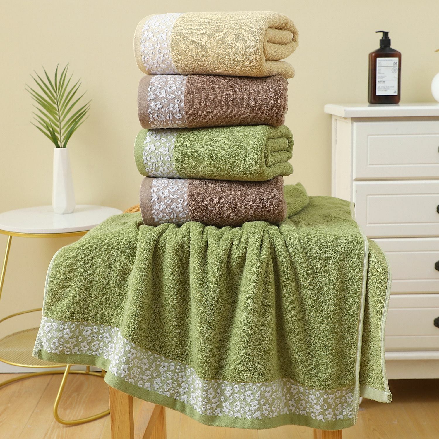 浴巾碎花紋W141 - W143