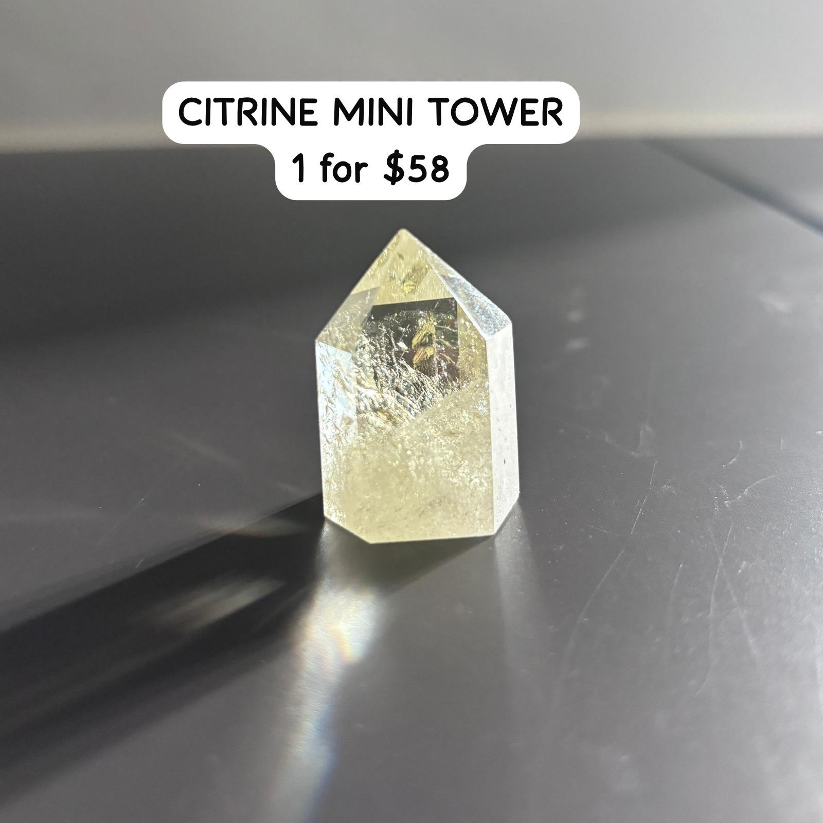 (PO) Citrine Mini Tower 1$58