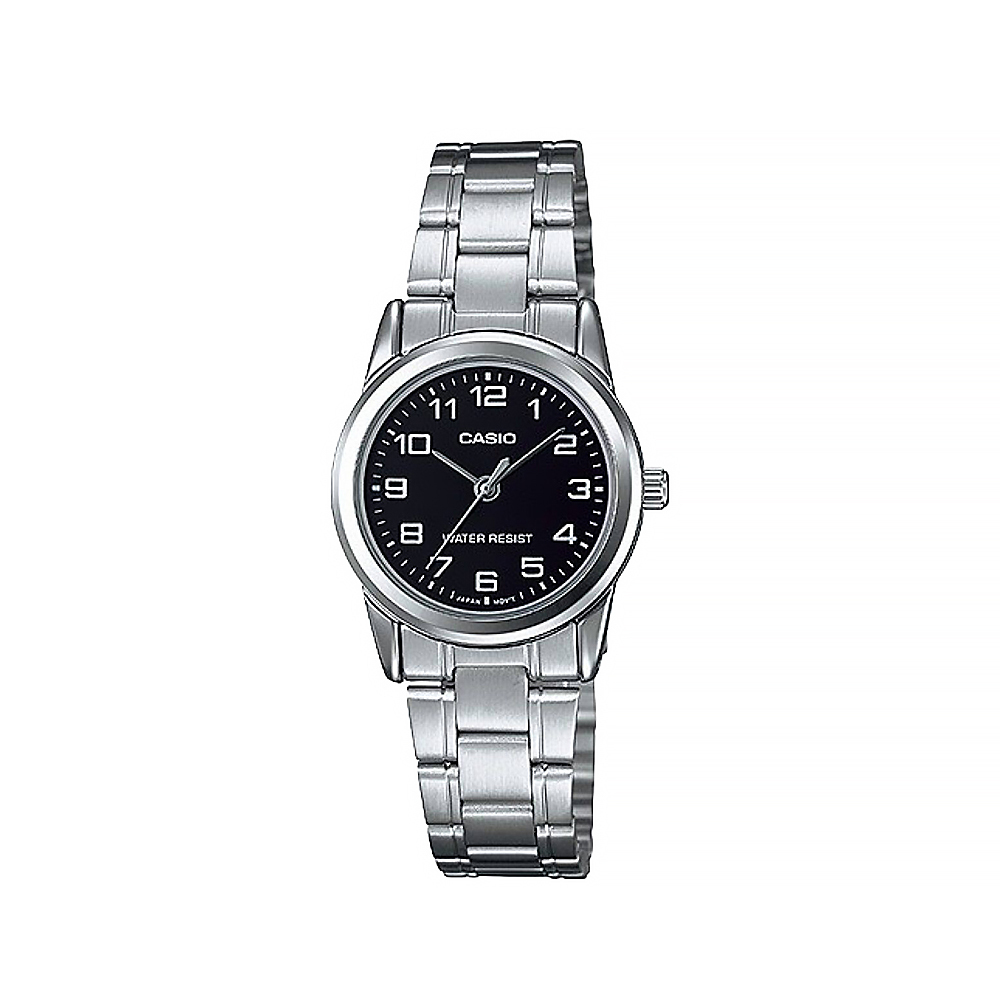 【CASIO】LTP-V001D 3年電池 防水30米 時尚簡約 不鏽鋼腕錶-