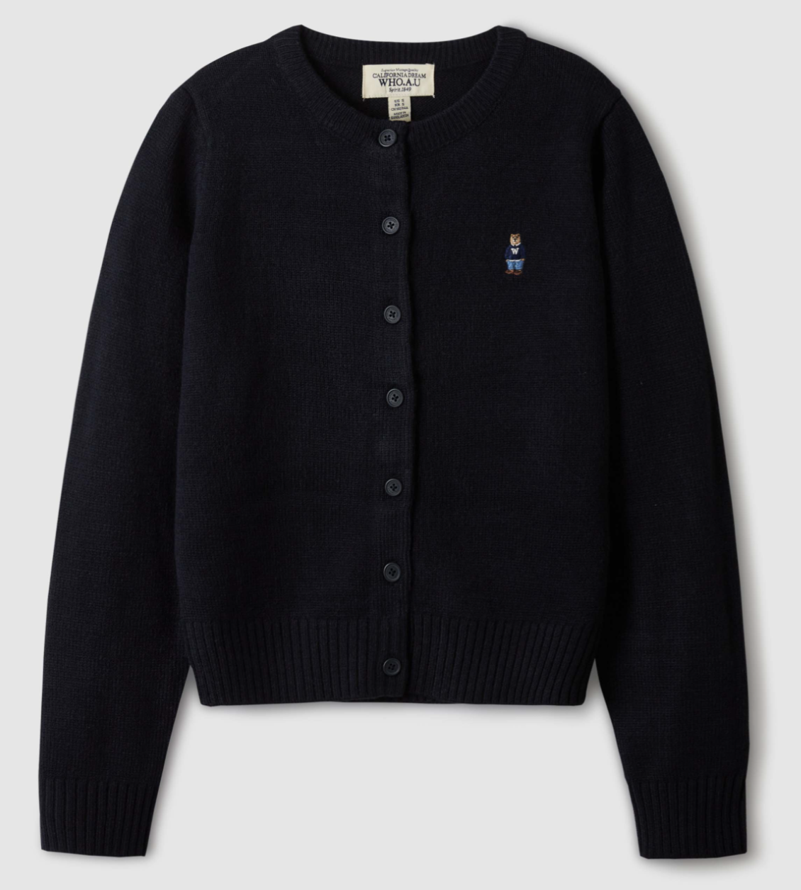 韓國WHO.A.U Steve R-neck Cardigan