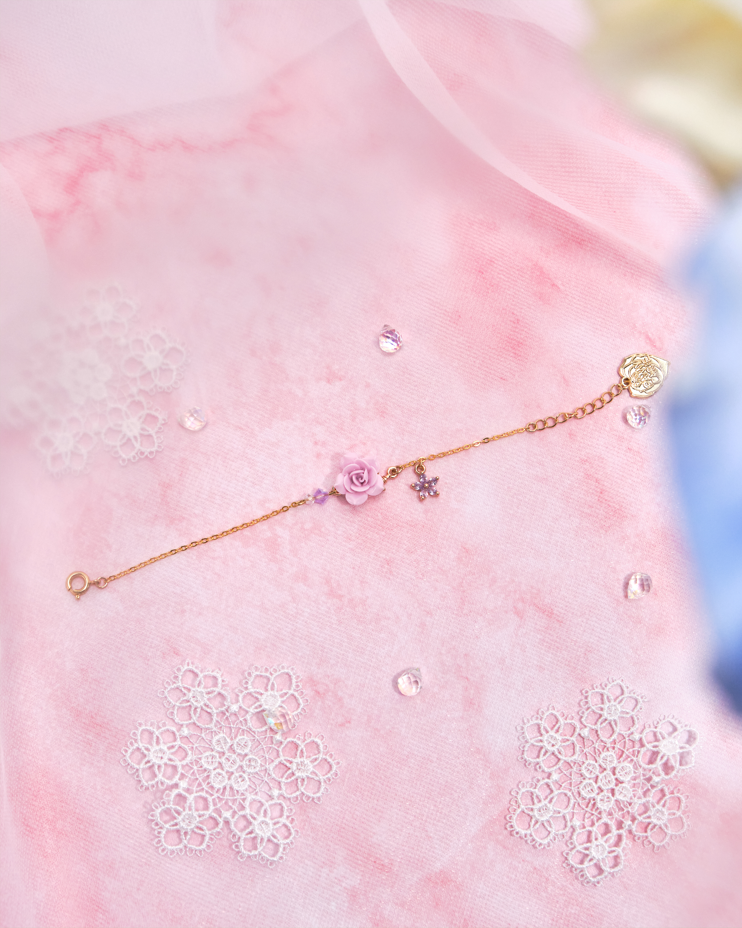 11176 Rose S925 Gold-Plated Simple Design Bracelet