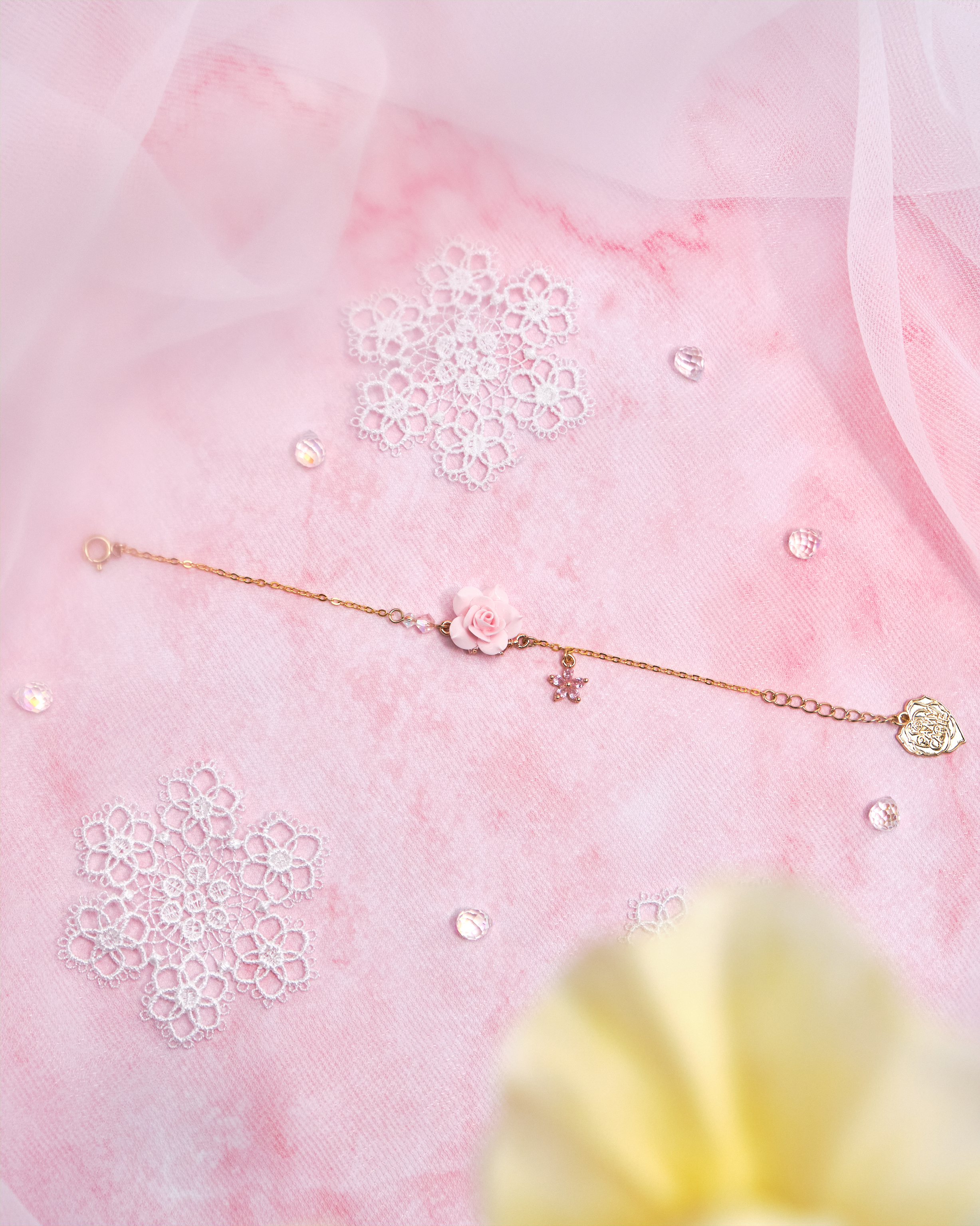11178 Rose S925 Gold-Plated Simple Design Bracelet