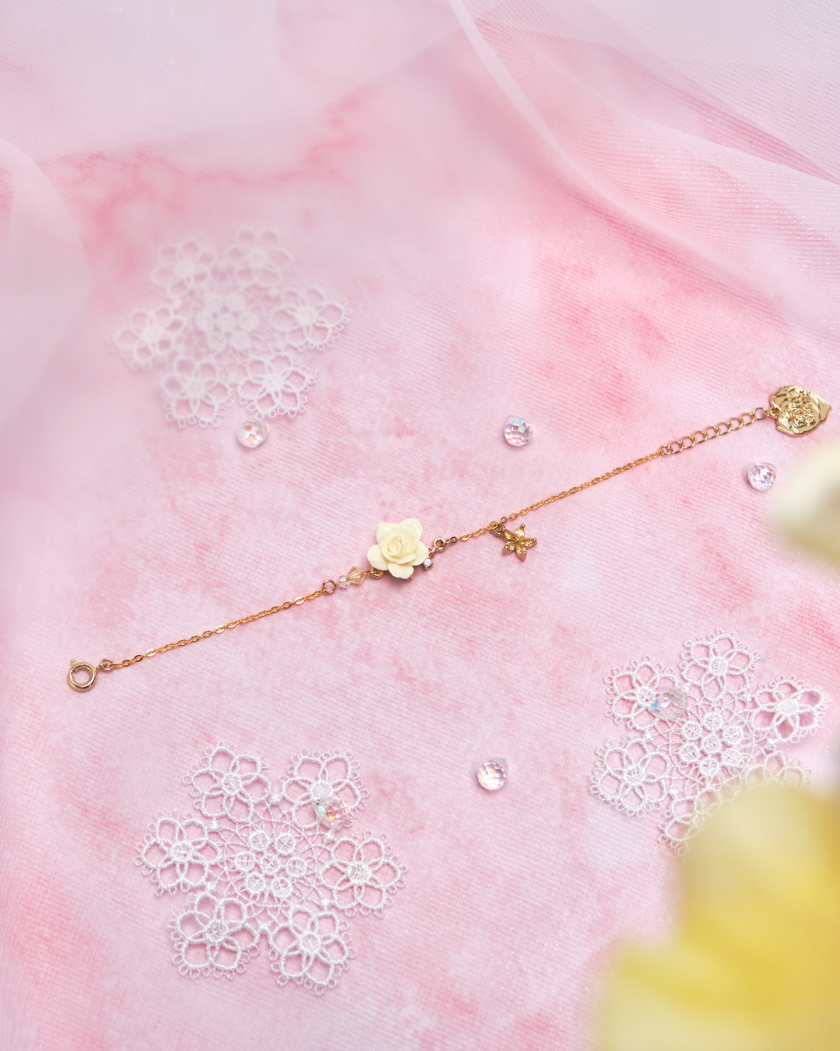 11180 Rose S925 Gold-Plated Simple Design Bracelet
